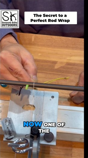 Lure Parts Online on Instagram: "The secret to a perfect rod guide wrap is steady thread tension and alignment. Keep constant pressure on the thread, start straight, and let each wrap stack tightly against the last—no gaps, no overlaps. Take your time, because clean wraps come from control, not speed. 🎣"