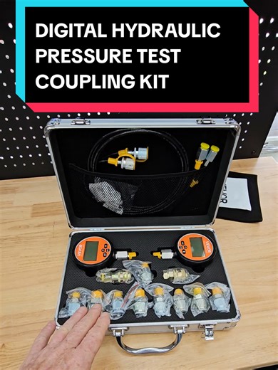 VEVOR Digital Hydraulic Pressure Test Coupling Kit Overview