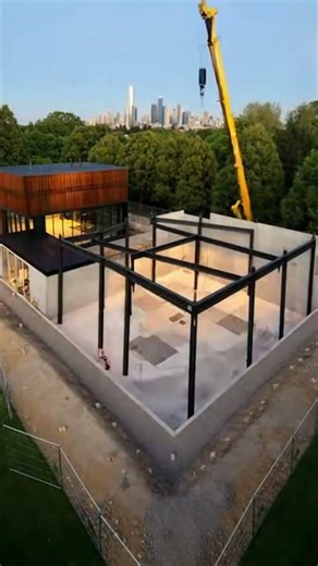 Team Builds House in 15 Seconds Using Machines | Fast Construction Viral Video #viralvideo#forestlif