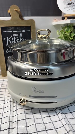 You’re still using 3 different pots for grilling, steaming & hotpot?? This La Gourmet 3 in 1 Multi Cooker literally made cooking so much easier for me 🤌🏻 • Grill • Hotpot • Steam All in ONE cooker!! - Tritanium Dura nonstick pan • Even heat distribution for better cooking results • 1 year warranty • Perfect for busy homechefs & small gatherings Holla dearest homechef, this is definitely a must have kitchen gadget in your kitchen💖 #ageenad #multicooker #lagourmet #kitchengadgets #fyp
