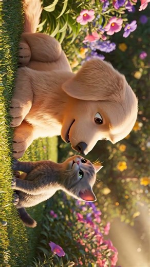 Wait for the end... 🥺 Best Friends Forever! 🐾 #shorts #cute #pets