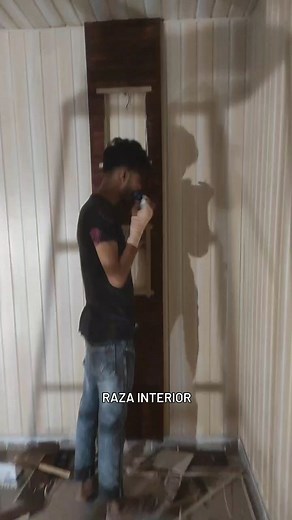 10K views · 137 reactions | PVC Wall panel design in bedroom Contact us:- 9910287514 #pvcwallpanelling #pvcpanelprice #walldecorideas | Raza Interior | Facebook