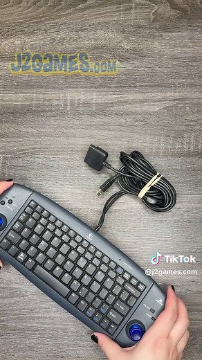 A lot of questions about this Logitech Netplay Playstation 2 controller with a whole keyboard attached to it! #Logitech #playstation2 #netplay