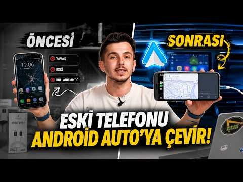 Turn your old phone into Android Auto!