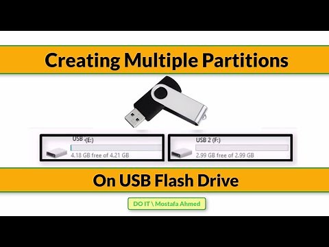 How To set up multiple partitions on a USB flash drive on Windows 10