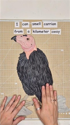 Watch how I animated the condor!Subscribe to see other animals! #claymation #behindthescenes #condor