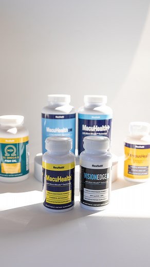 Our products and their daily doses! Visit Macuhealth.com for more information about our family of supplements 💙 | MacuHealth
