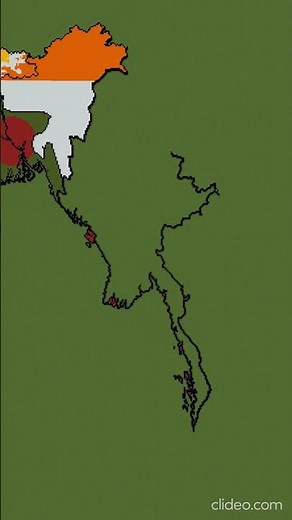 Big Scale Myanmar (Burma) #myanmar #burmese #maps #flags #minecraft