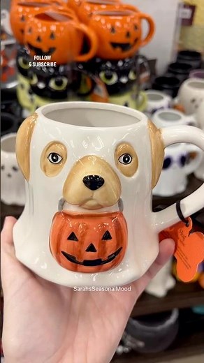 Run to Kohl’s for the cutest Halloween mugs! 🎃So many spooky ghost dog🤍 Snoopy & the great pumpkin