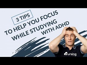 3 Tips to Help You Focus While Studying With ADHD | Test Taking