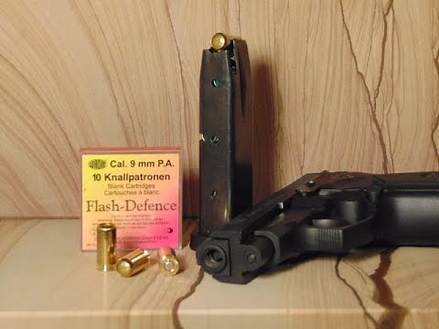 Wadie Flash Defence 9mm PAK Munitionstest mit Zoraki 914
