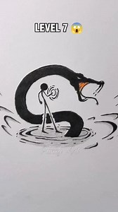 2.4M views · 39K reactions | Drawing Stickman in different level part 3 #stickman #howtodraw #stickmandrawing #drawing | Pansy Art | Facebook