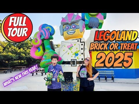 Disney Fans NEED to See This LEGO Halloween Event! LEGOLAND Brick or Treat 2025! Candy, Shows,Food!