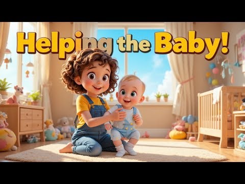 Helping the Baby | Little Helpers Song for Kids | Fun Learning & Helping Others