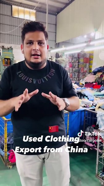 Used Clothing Container Export from China Worldwide