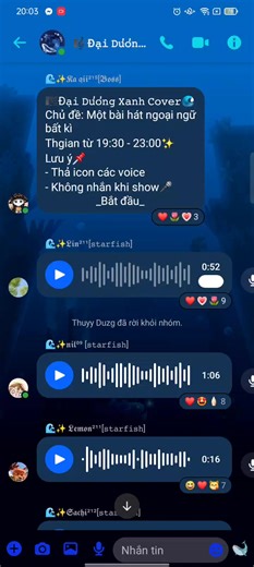 Nhóm vẫn TTV, mn vô với ạ😭#xuhuong #daiduongxanhcover #cover #yeuamnhac #xhh