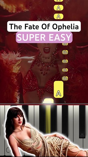 Learn Piano with Taylor Swift's Ophelia Tutorial