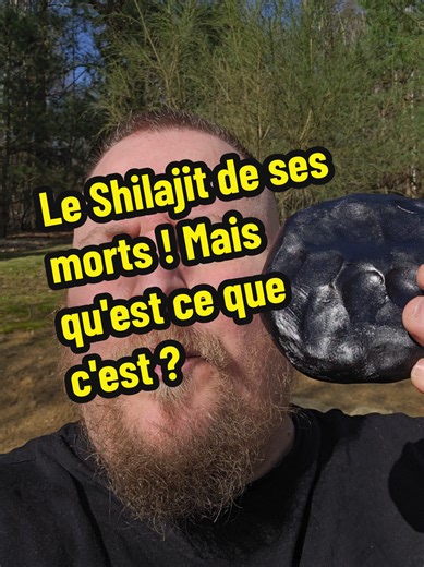 Le Shilajit ! Une résine mi minérale, mi végétale, préparé pendant des millénaires par la nature. Un travail long et fastidieux, une performance de la nature, directement dans ton verre ! Tu peux l'acheter sur @SHAMBALLA®️ Shilajit avec le code promo LEMOINE10 #Shilajit #Nature #complementalimentaire #Vie #Himalaya
