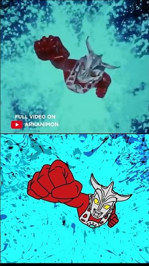 Ultraman Leo Transformation to faced Garon & Littre Original vs Animated # #ultramantransformation