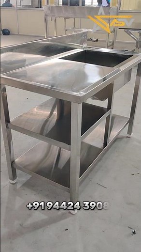 ASV Work Table With Sink | Best Commercial Kitchen Setup