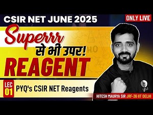 Reagents | Organic Chemistry | CSIR NET Chemistry 2025 | PYQ Practice | IFAS