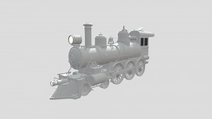 Steam Train - 3D model by ethan_flynn_3d