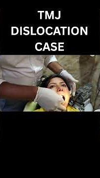 TMJ REDUCTION MANEUVER || TMJ dislocation treatment #doctor #dentist #painrelief