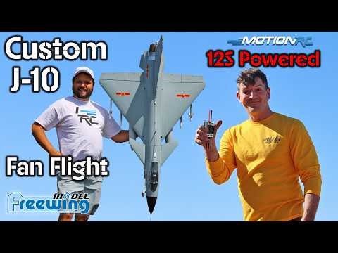 INSANE! 12S J-10 flown by Tyler Wells At Florida E-Jet Fest 2026 | Motion RC