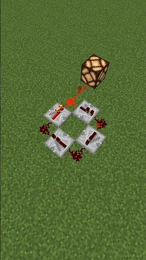 Minecraft Redstone Clock bauen! - Observer Clock Tutorial #shorts