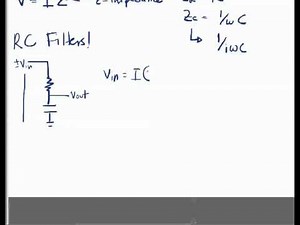 Resistor/Capacitor Filters