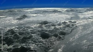 Surface of Pluto, Real NASA Footage, Colorized & Enhanced, 4K