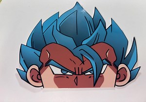 Vegeta Super Saiyan Blue Sticker – Anime Car Decal – Waterproof Vinyl (6”) - Etsy