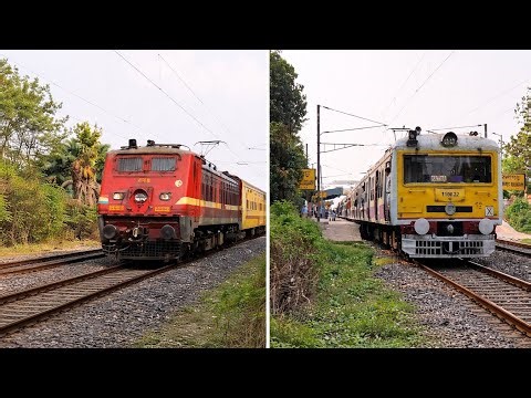 Shocking Train Crossing Moments 🚆🔥 Indian Railways Action You Must See!