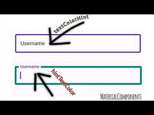 #4 Outlined TextInputLayout / Change color of hint text