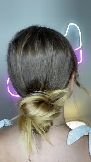 Quick & Easy Low Messy Bun Tutorial