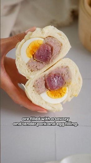 Cloud-like Vietnamese Steamed Buns 🥹 (Banh Bao)