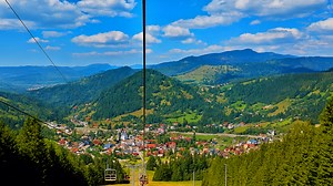 Is this the most beautiful mountain town in Romania?