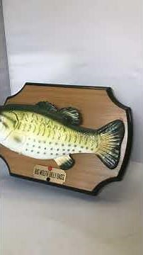 Big Mouth Billy Bass Singing Fish 1999 Gemmy Don't Worry Be Happy Motion Sensor