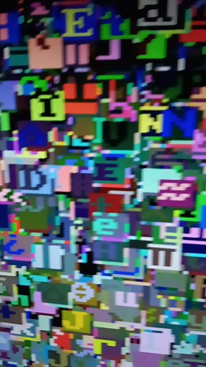 Ballroom Blitz by Sweet and well, I did a blitz of ASCII psychedelia by using the GET and PUT commands in QBasic on SCREEN 13. #BallroomBlitz #Sweet #GlamRock #ClassicRock #SlamJams #ASCII #psychedelia #SCREEN13 #GET #PUT #QBASIC | Clinton Moore