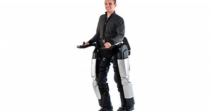 REX robotic exoskeleton gets wheelchair users back on their feet