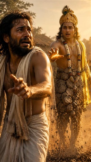 Why did Shri Krishna have to turn into stone because of a devotee? 😱 #facts