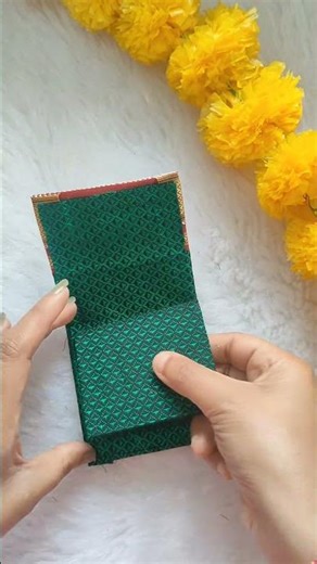 Wedding Money Envelope DIY 💛 | Invitation Card Reuse | Shagun Packing