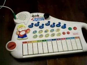 Circuit Bent V-Tech Kritters Keyboard Little Smart