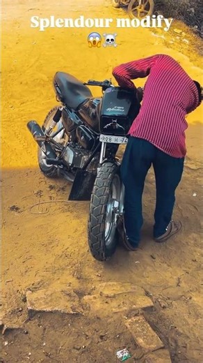 Splendour modify 🏍️🖤🥷😱‼️#viral #travel #trending #youtubeshorts#splendour#ytshorts#tren#youtube￼