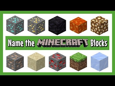 Minecraft Blocks Quiz!