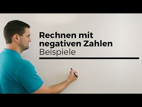 Rechnen mit negativen Zahlen, Beispiele mit Grundlagenübersicht | Mathe by Daniel Jung
