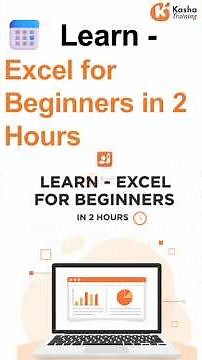 Excel for Beginners in 2 Hours ⚡ Complete Excel Tutorial for Beginners