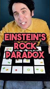 Einstein’s Rock Paradox🤘#puzzle