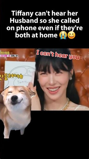 Tiffany called Byun Yohan cuz she can't hear him, even if they're both at home 😆 #byunyohan #tiffany