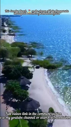 Believe It Or Not This Is Samfya Beach 🏖 On The Shores of Lake Bangweulu in Zambia in Africa